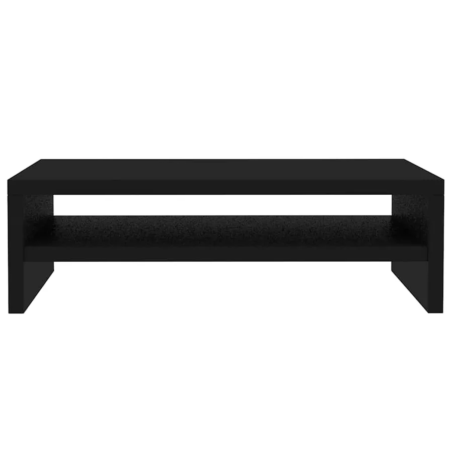 Support de moniteur Noir 42 x 24 x 13 cm Bois d'ingénierie - 4