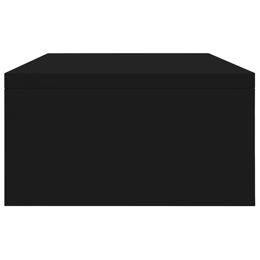 Support de moniteur Noir 42 x 24 x 13 cm Bois d'ingénierie - 5