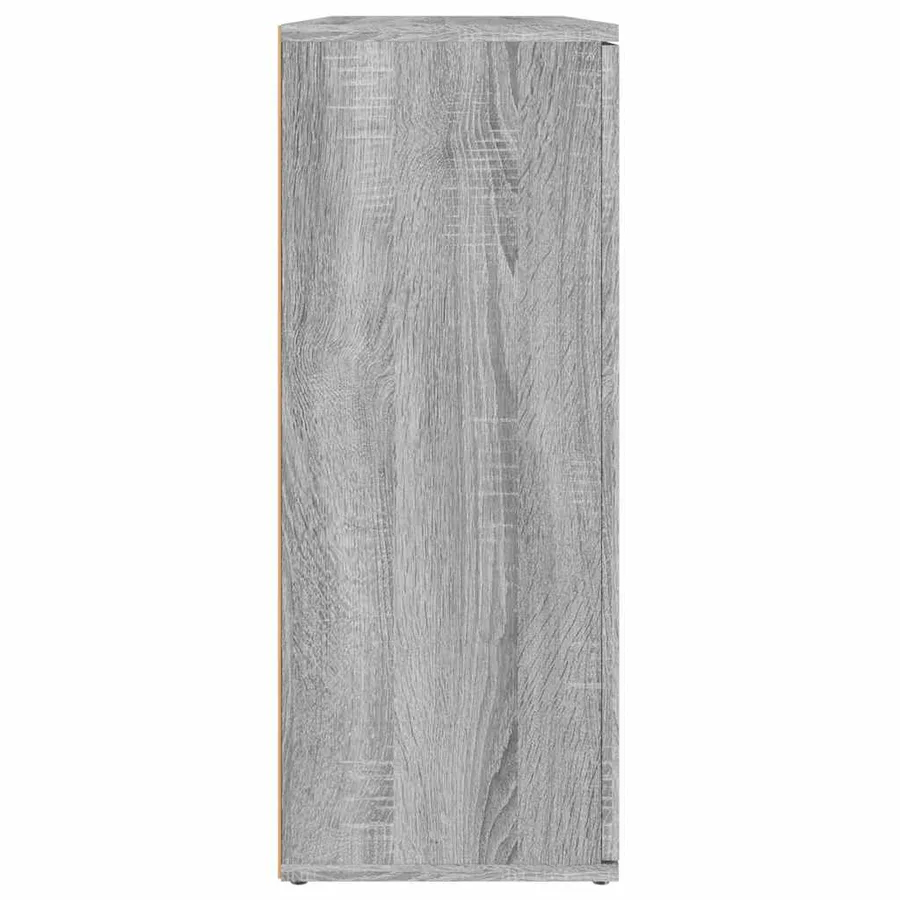 Buffet Sonoma gris 91x29,5x75 cm Bois d'ingénierie - 7