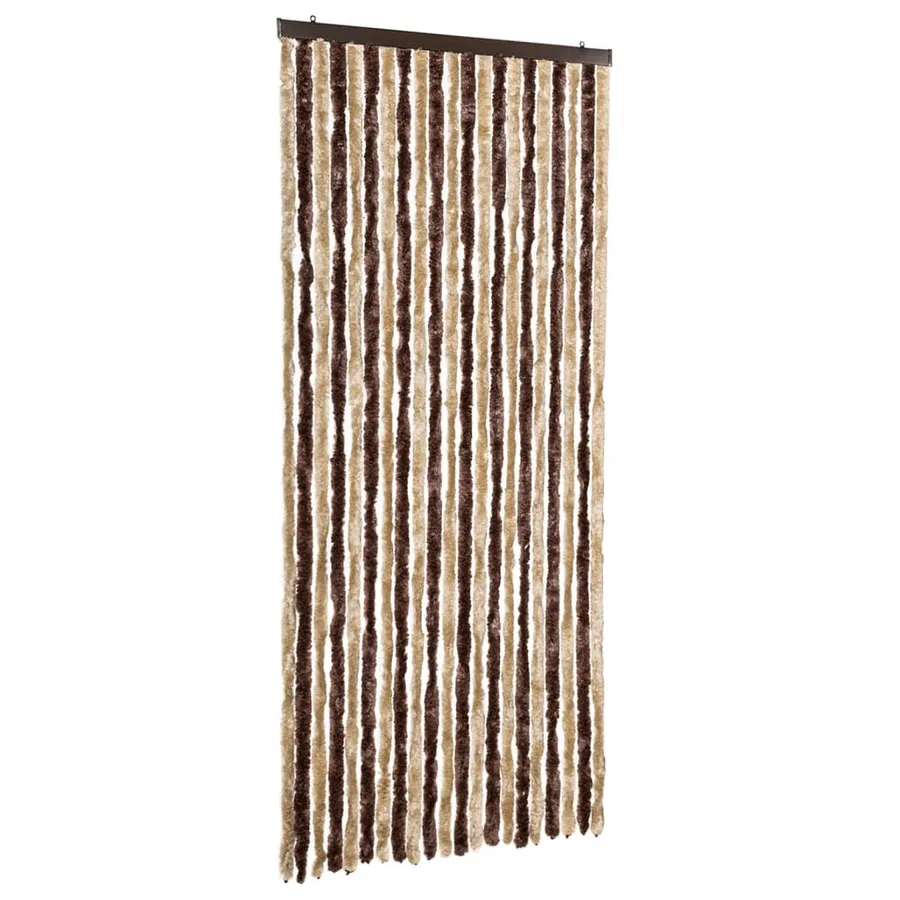 Moustiquaire Beige et marron clair 90x220 cm Chenille - 2