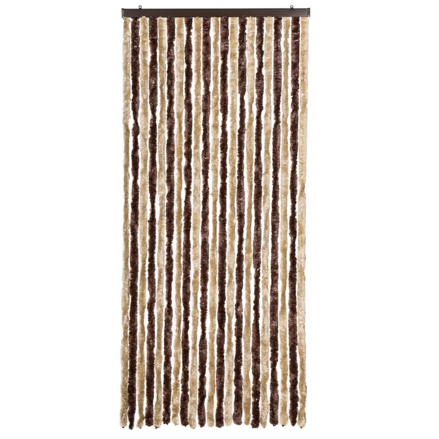 Moustiquaire Beige et marron clair 90x220 cm Chenille - 3