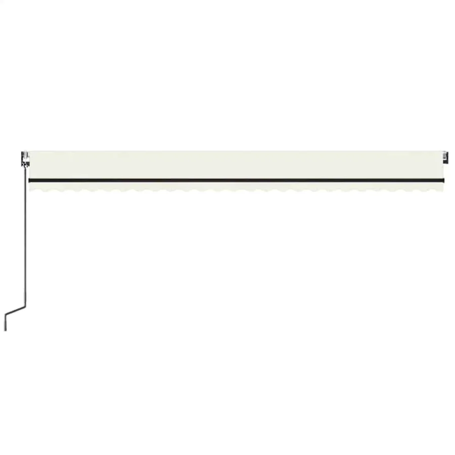 Auvent rétractable automatique 600x350 cm Crème - 4