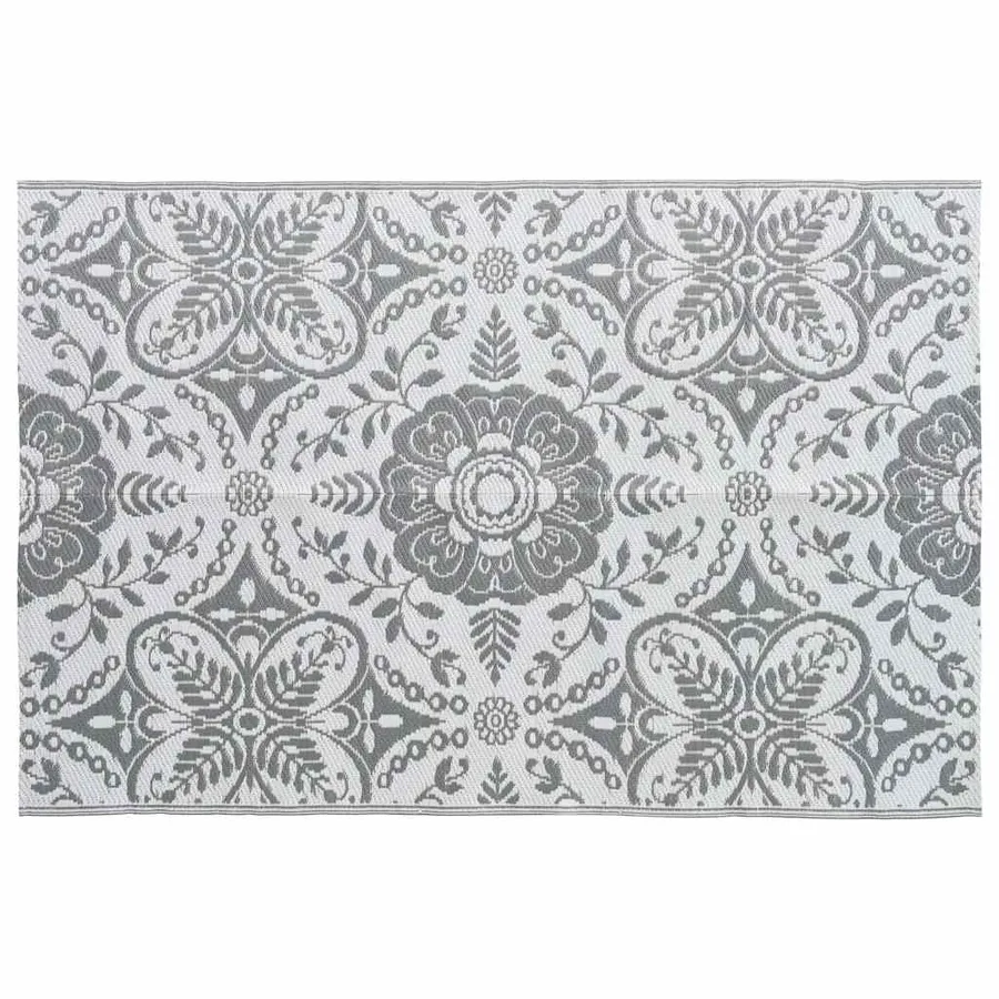 Tapis d'extérieur ARAKIL Gris clair 190x290 cm PP - 3