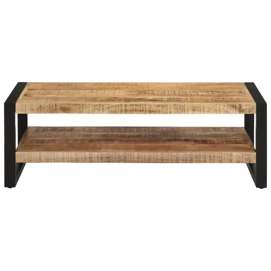 Table basse 120x55x40 cm Bois de manguier massif - 2