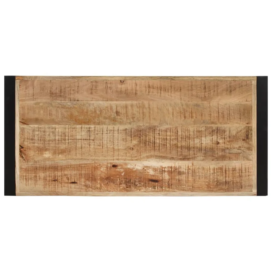 Table basse 120x55x40 cm Bois de manguier massif - 3