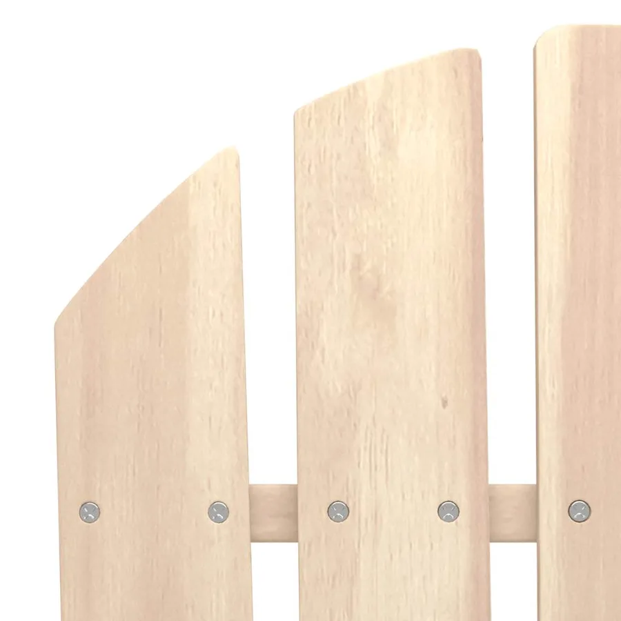 Chaise de jardin Adirondack avec table Bois de sapin massif - 9