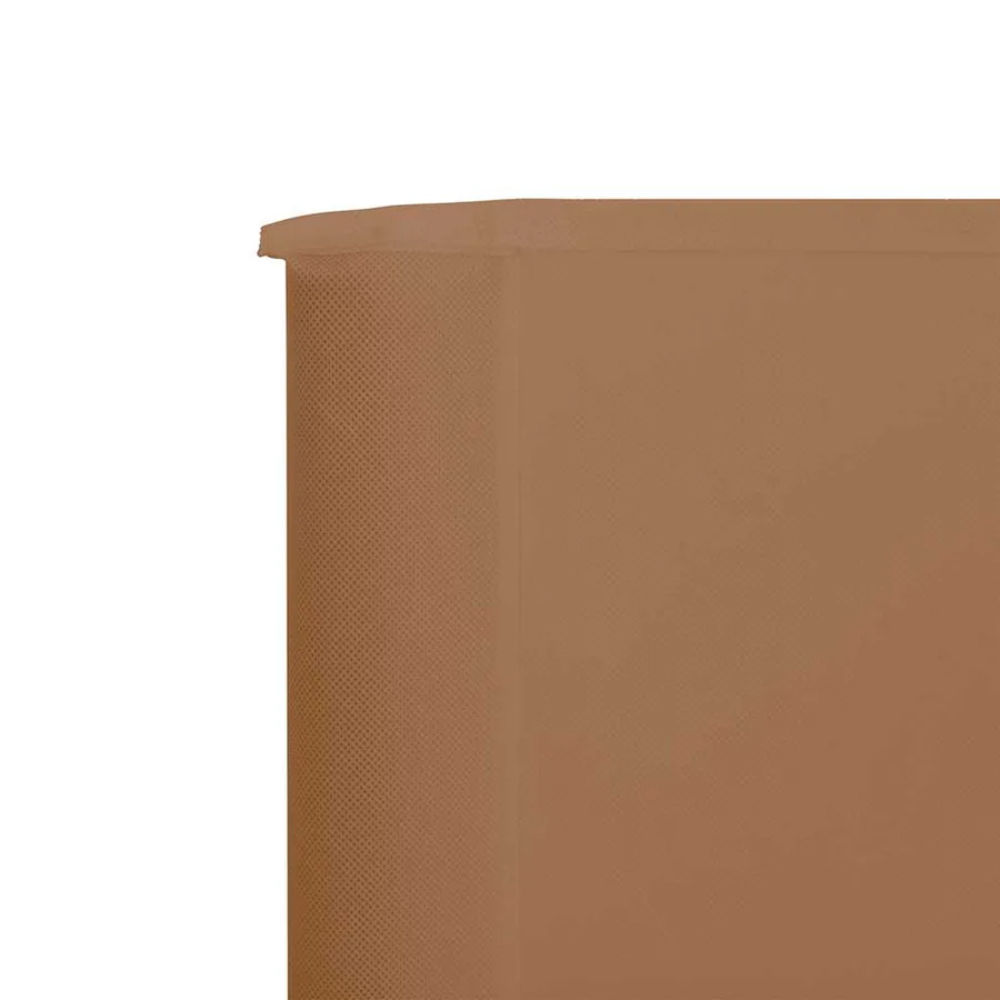 Paravent 6 panneaux Tissu 800 x 120 cm Taupe - 4