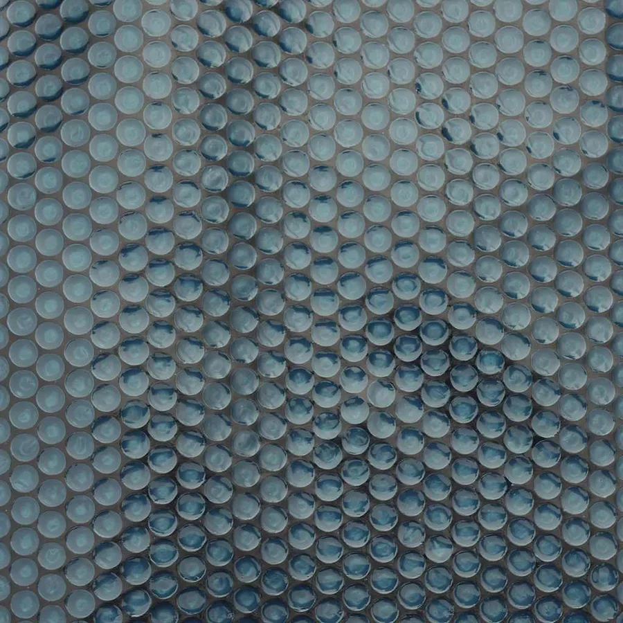 Film solaire de piscine flottant PE 732x366 cm Noir et bleu - 5