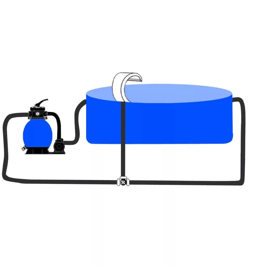 Fontaine de piscine avec LED Acier inoxydable 30x60x45 cm - 8