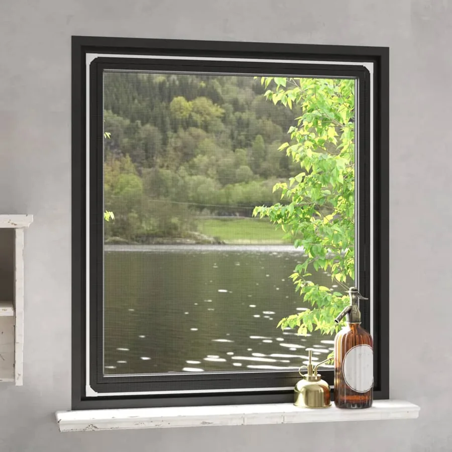Moustiquaire magnétique pour fenêtres blanc 130x150 cm