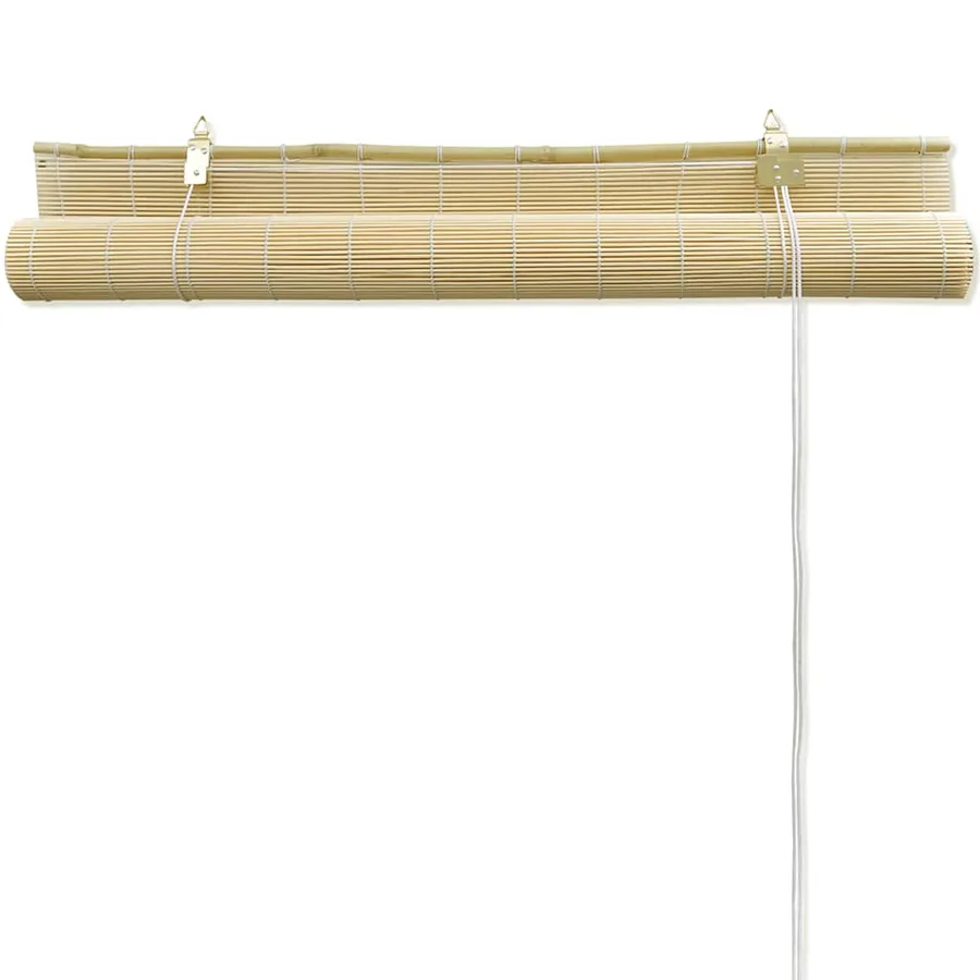 Store à rouleau Bambou naturel 80x160 cm - 5