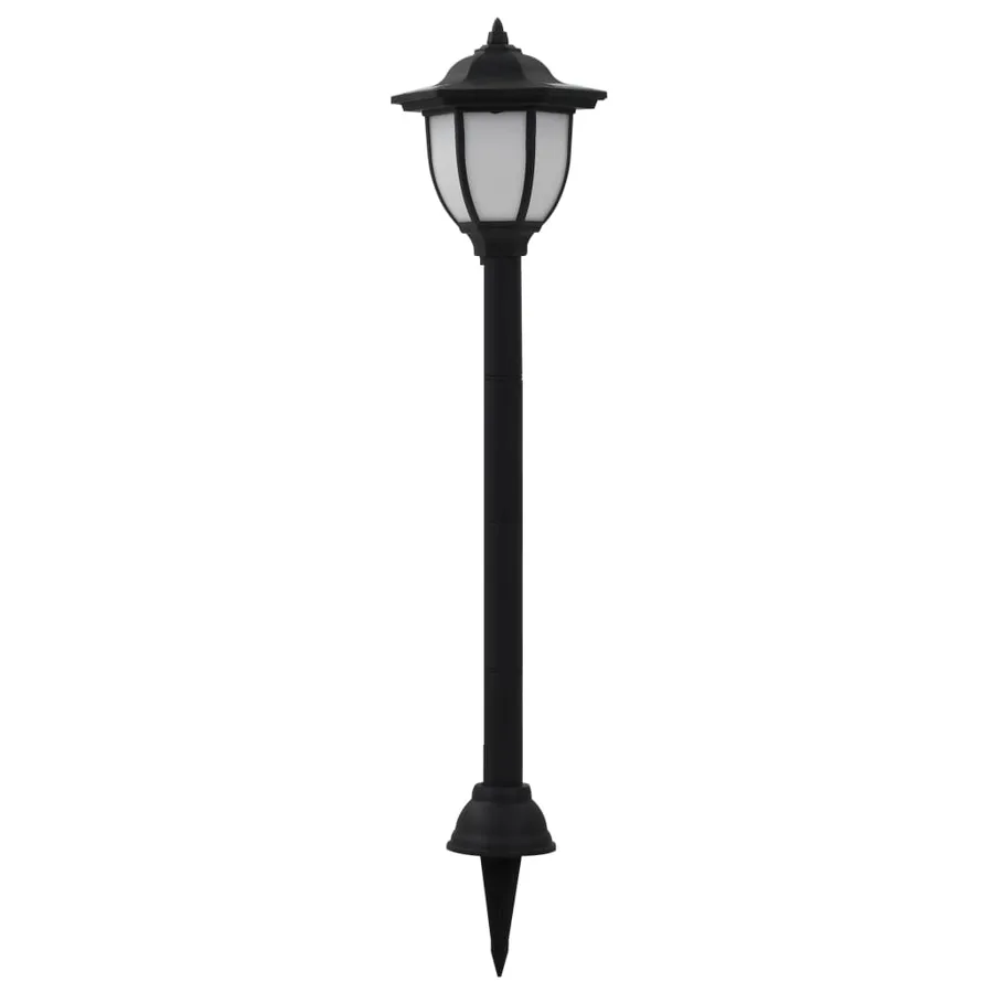 Lampe solaire à LED d'extérieur 3 pcs Noir - 3