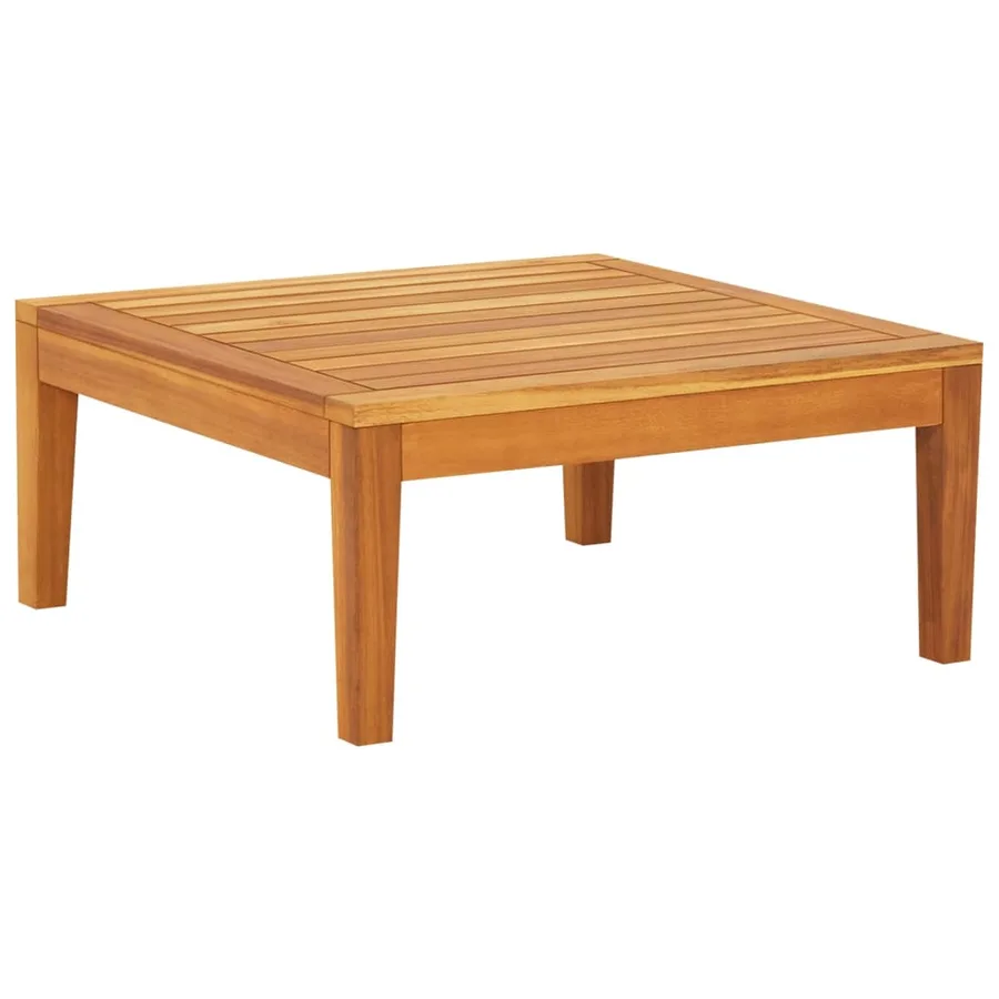 Salon de jardin 3 pcs avec coussins gris foncé Bois d'acacia - 5