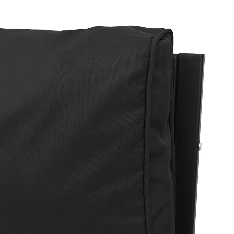Salon de jardin 6 pcs avec coussins gris acier - 9