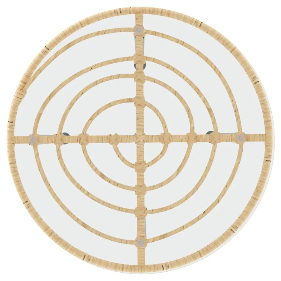 Ensemble à manger de jardin 5pcs Résine tressée - 8