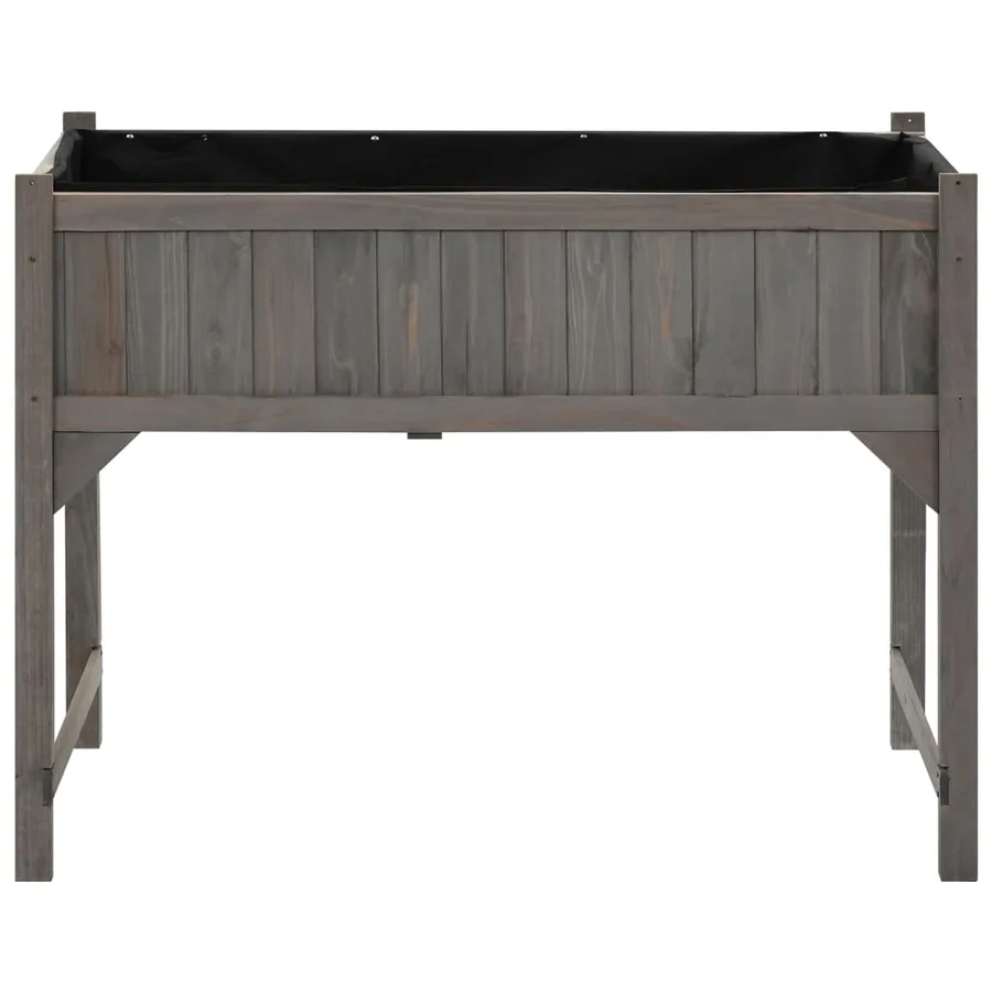 Lit surélevé avec serre 110x54x120 cm Bois de sapin massif - 7
