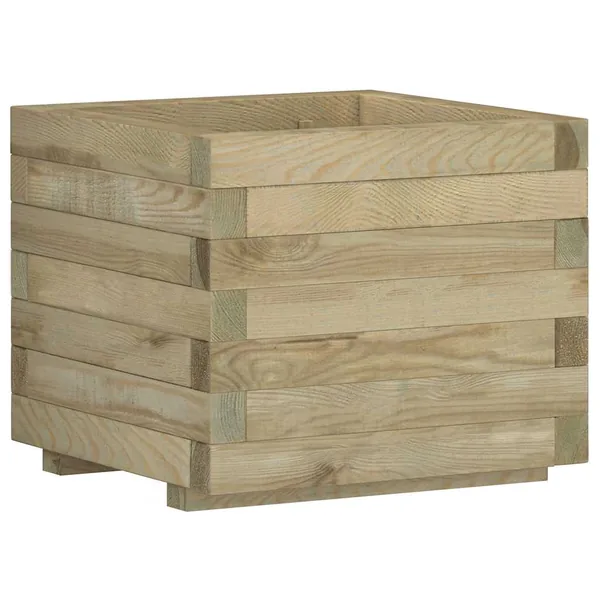 Lit surélevé 50x50x40 cm Bois Carré