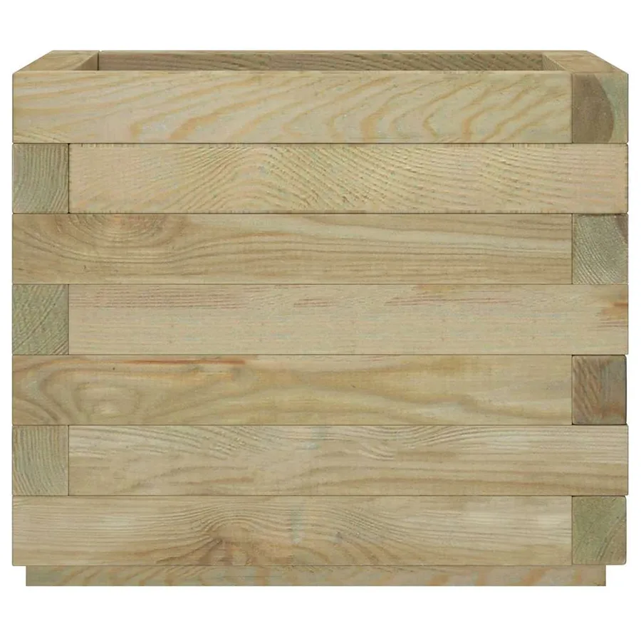 Lit surélevé 50x50x40 cm Bois Carré - 5