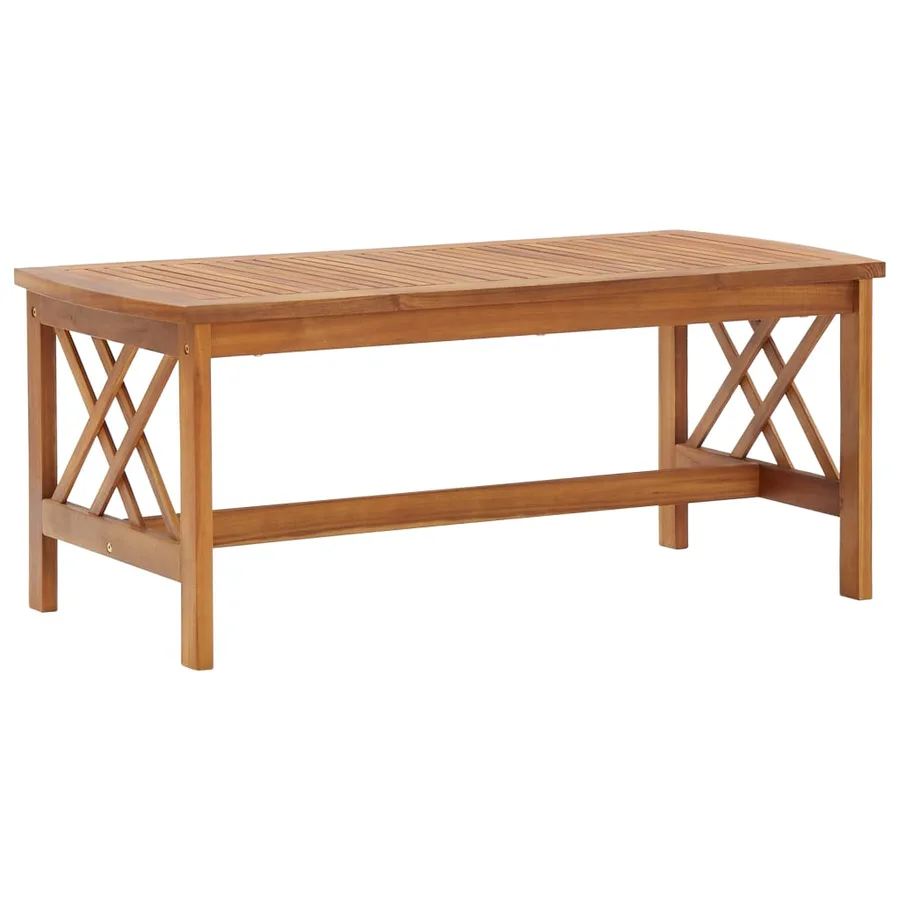 Salon de jardin 3 pcs Bois d'acacia solide - 3