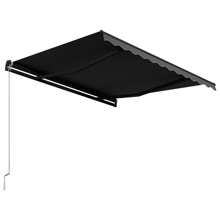 Auvent manuel rétractable 300x250 cm Anthracite - 4