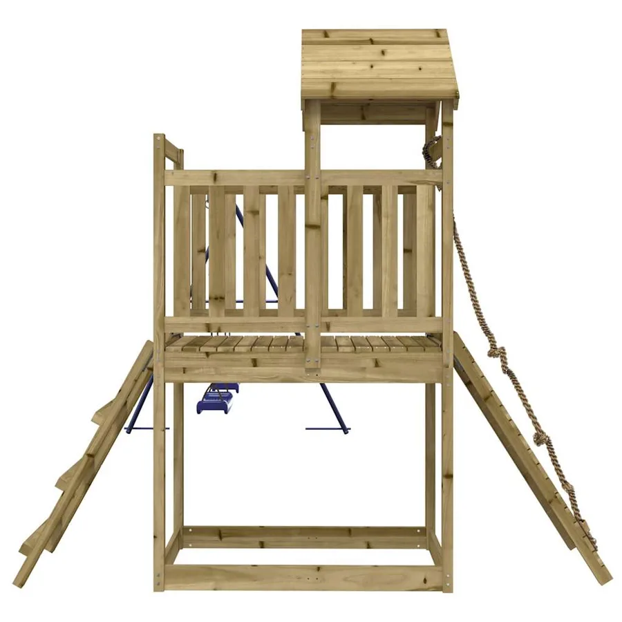 Aire de jeux d'extérieur bois de pin imprégné - 5