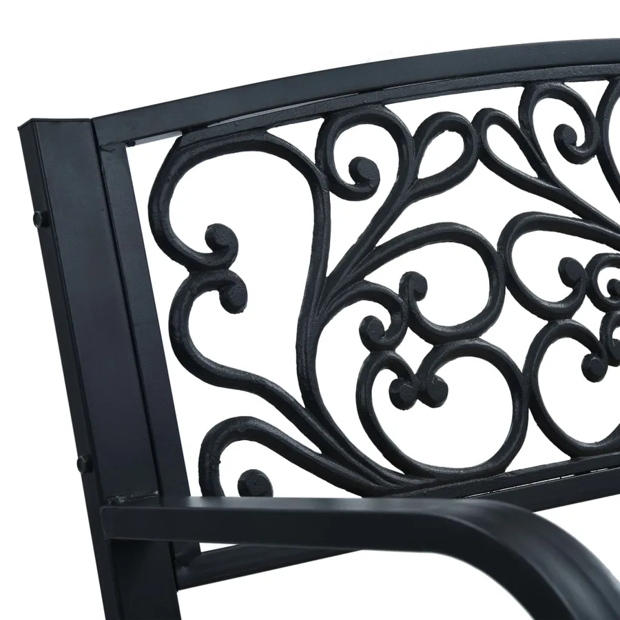 Banc de jardin 120 cm Bois - 4