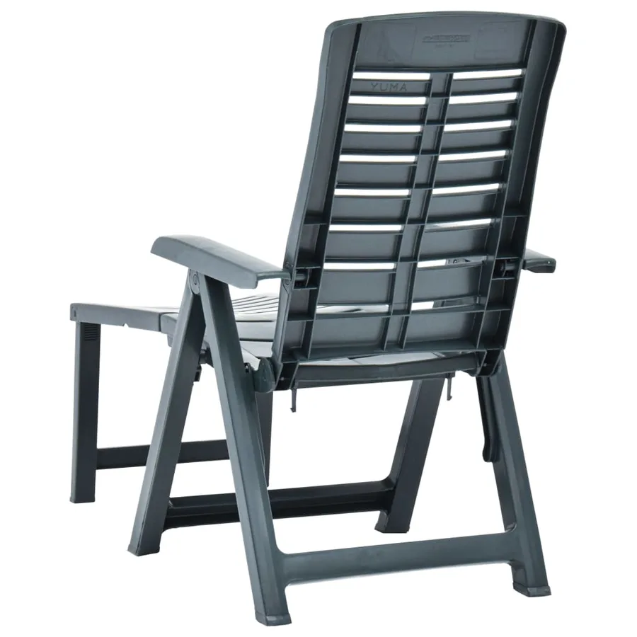 Chaise longue pliable Plastique Blanc - 23