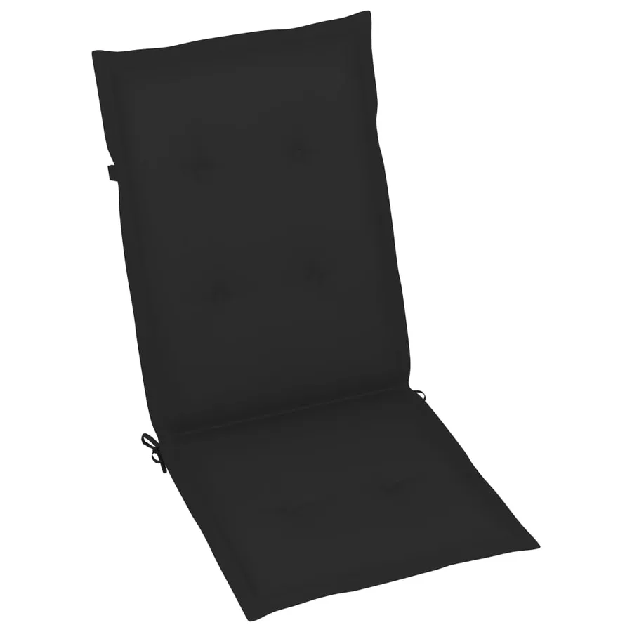 Chaises pliables de jardin lot de 6 avec coussins Bois d'acacia - 7