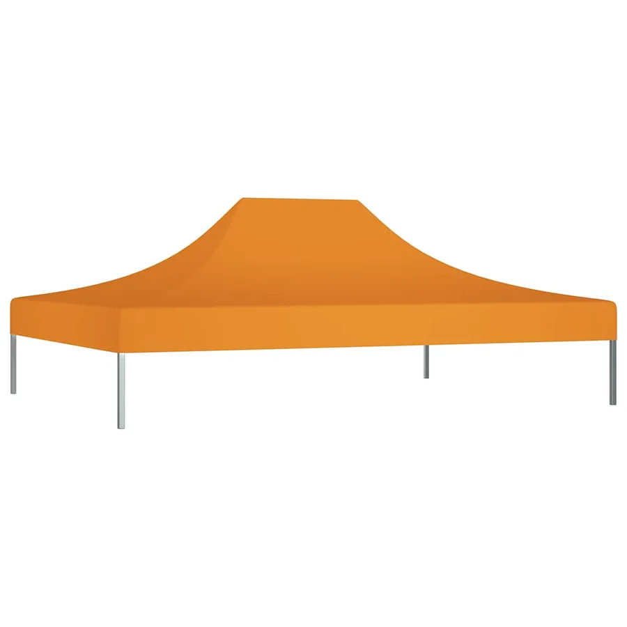 Toit de tente de réception 4,5x3 m Orange 270 g/m² - 3