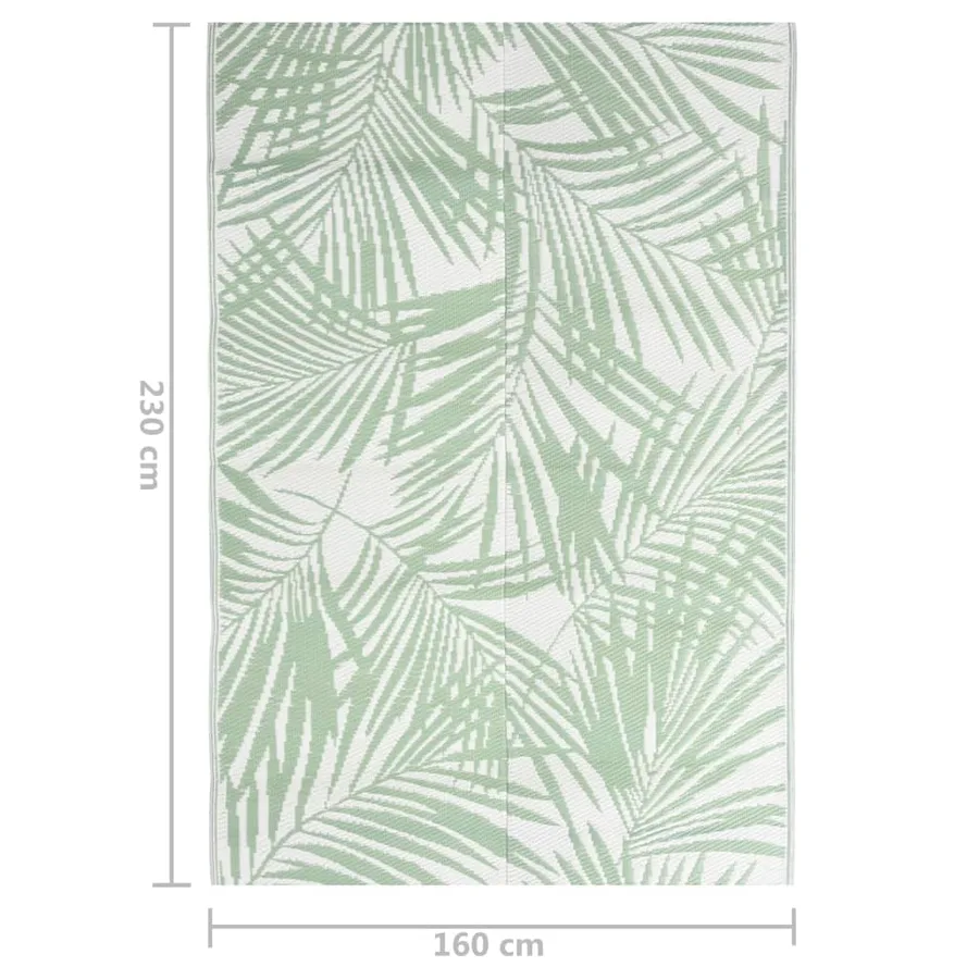 Tapis d'extérieur ARAKIL Vert 160x230 cm PP - 7