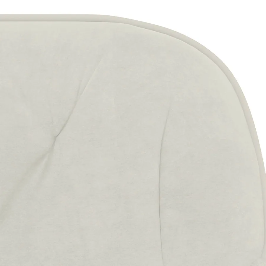 Chaises pivotantes à manger lot de 2 Crème Velours - 8