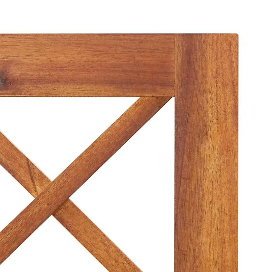 Lit surélevé avec treillis 85x38x150 cm Bois massif d'acacia - 8