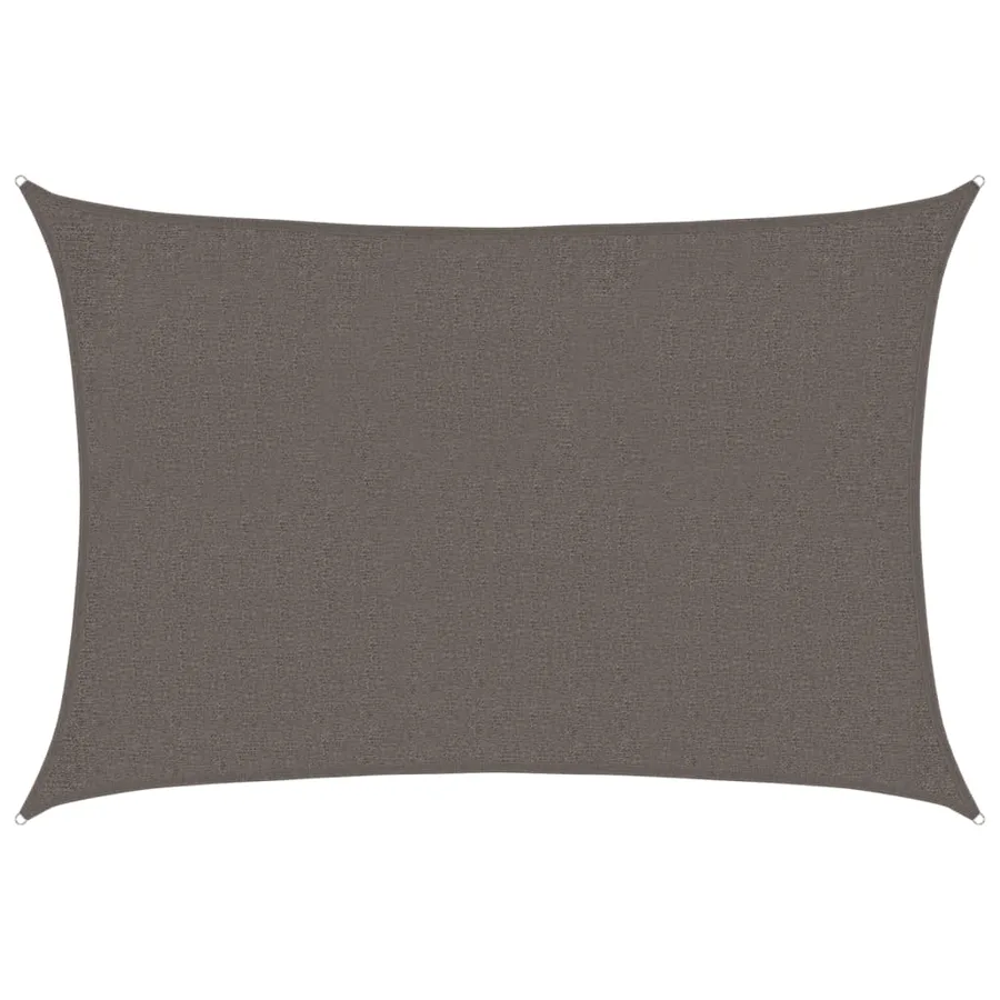 Voile d'ombrage 160 g/m² Anthracite 2x3 m PEHD - 2