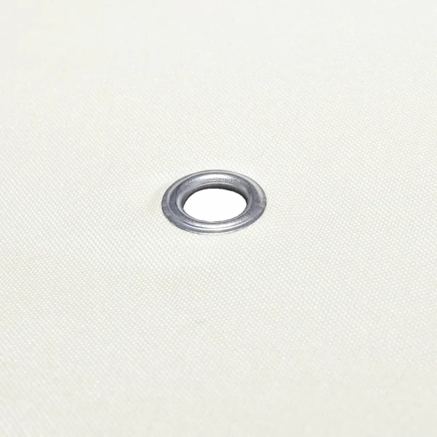 Recouvrement de remplacement d'auvent 310 g/m² 3x3m Blanc crème - 5