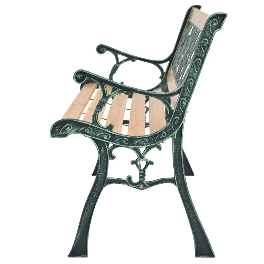 Banc de jardin 122 cm Bois - 3