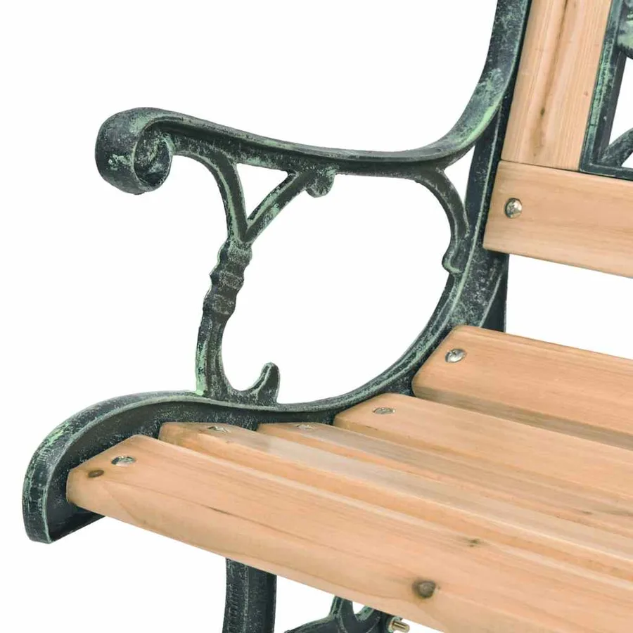 Banc de jardin 122 cm Bois - 4