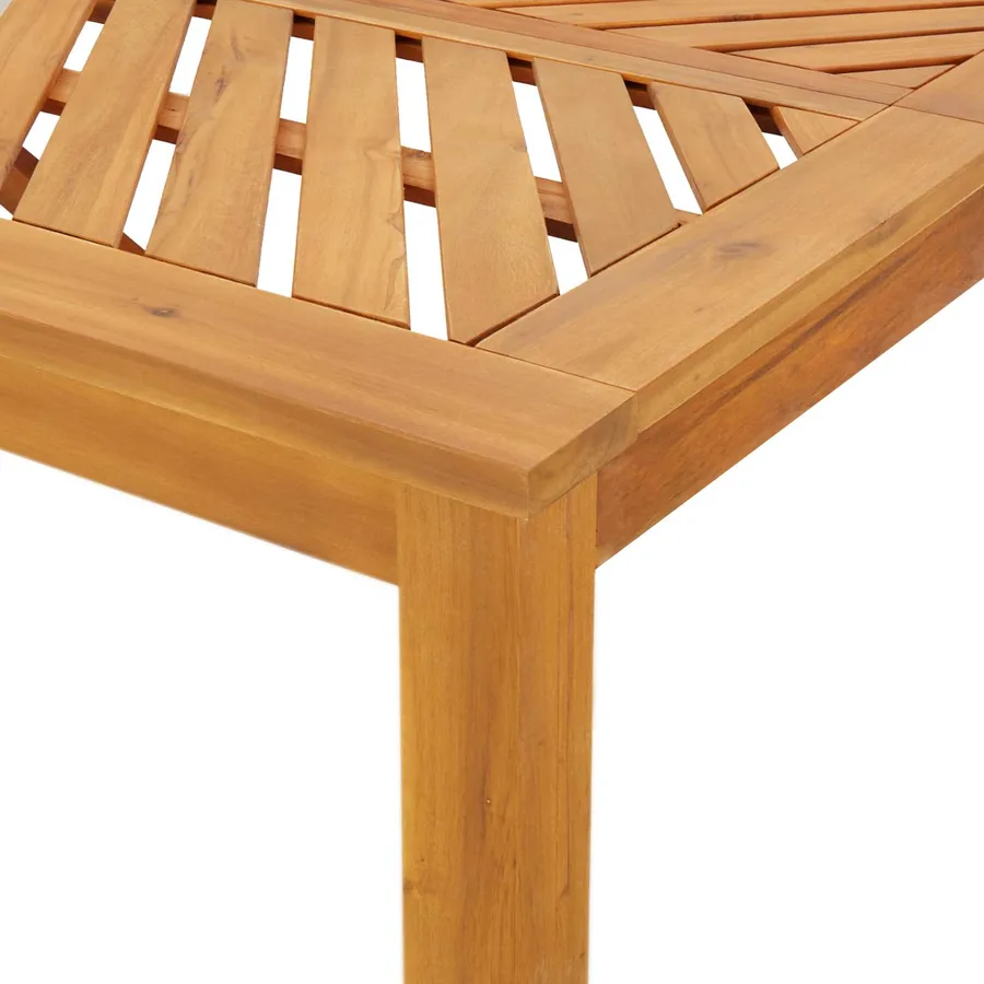 Ensemble de salle à manger pour jardin 9 pc Marron - 8