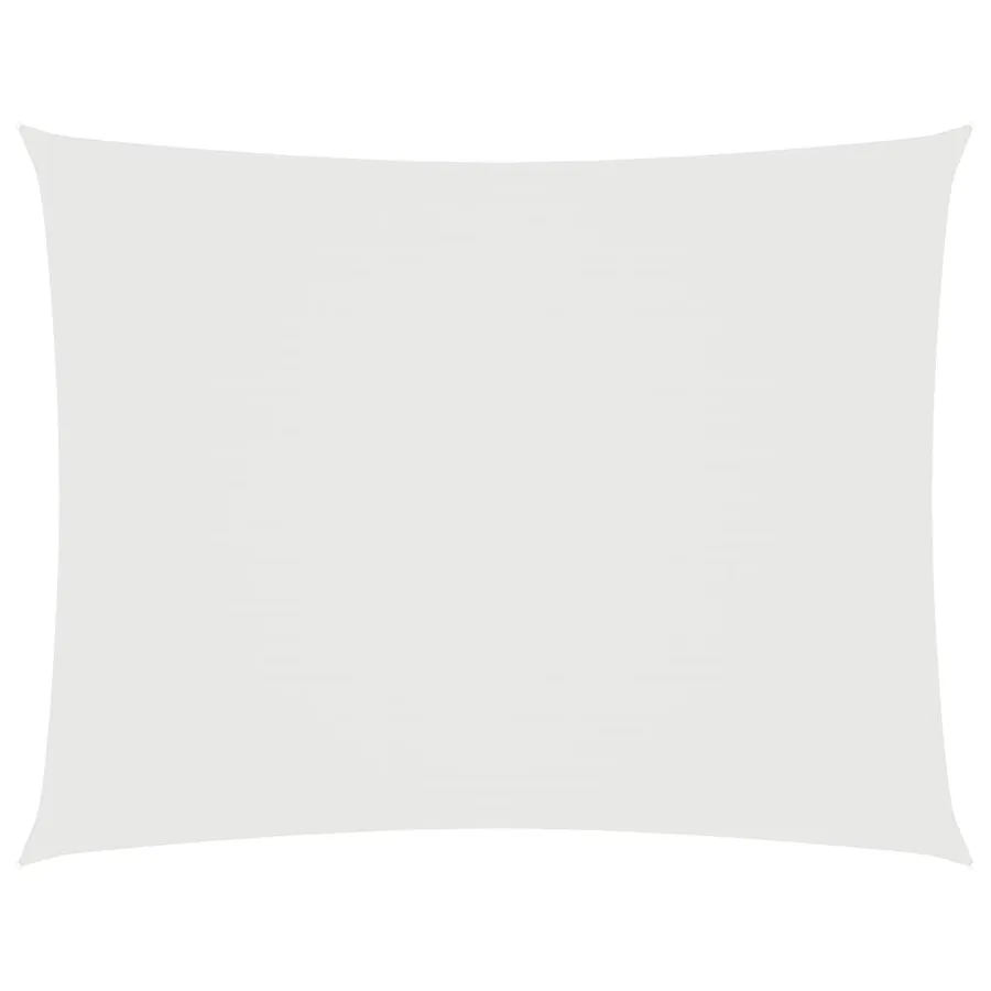 Voile de parasol tissu oxford rectangulaire 2,5x3,5 m blanc - 2
