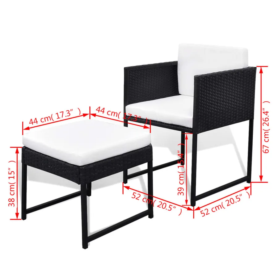 Ensemble à manger d'extérieur 13 pcs coussins Résine tressée - 8
