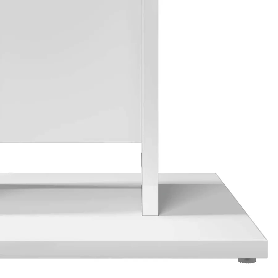 Table de bistro Blanc 60x60x75 cm Bois d'ingénierie - 7
