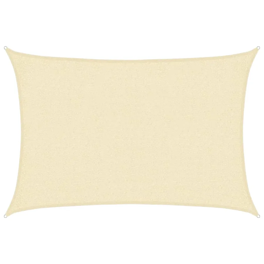 Voile d'ombrage 160 g/m² Crème 2x2,5 m PEHD - 2