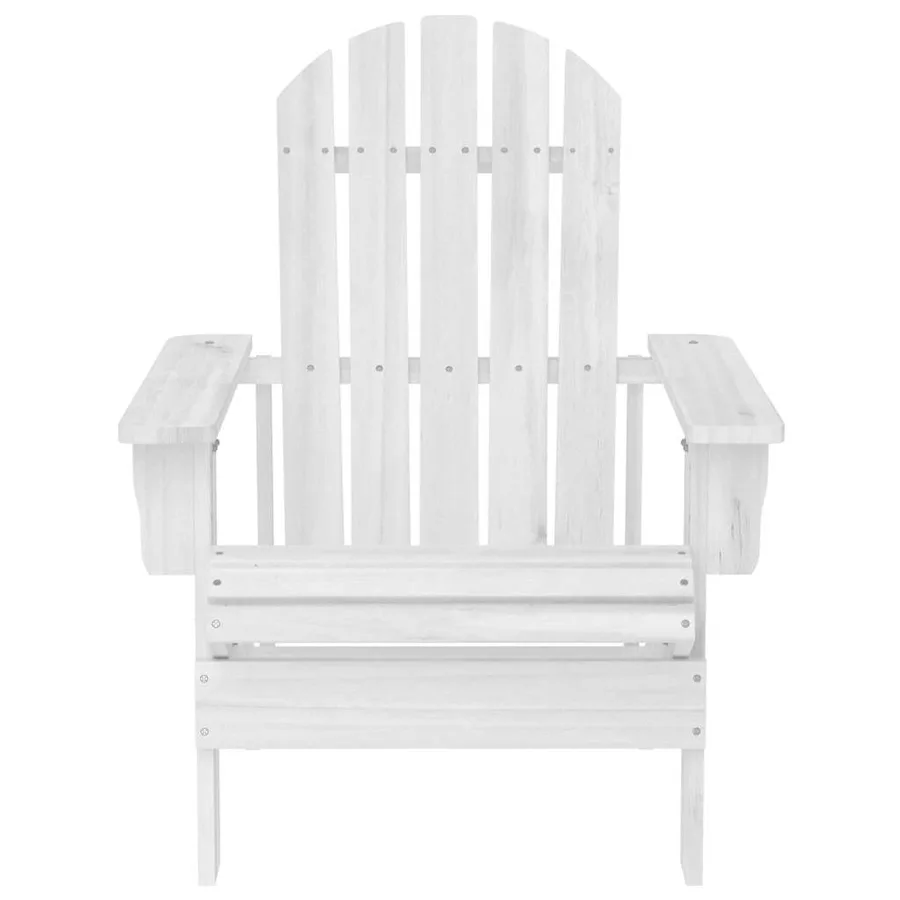 Chaise de jardin bois blanc - 2