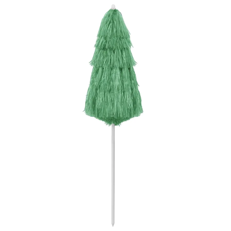 Parasol de plage Hawaii vert 180 cm - 2