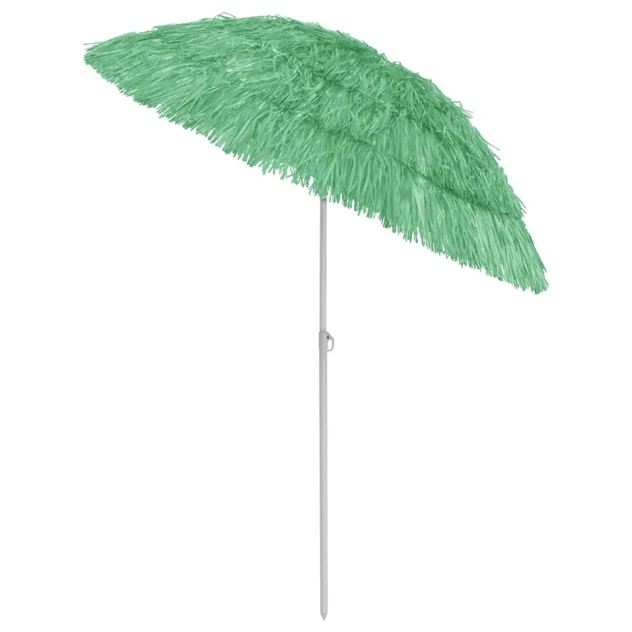 Parasol de plage Hawaii vert 180 cm - 3