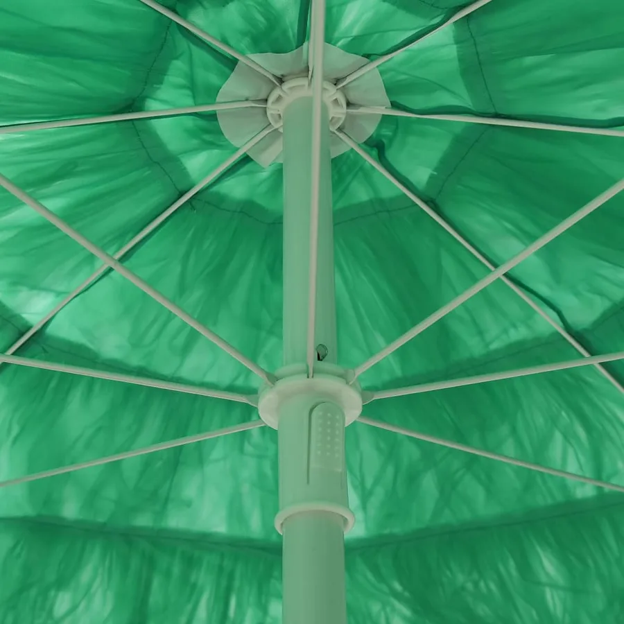 Parasol de plage Hawaii vert 180 cm - 6