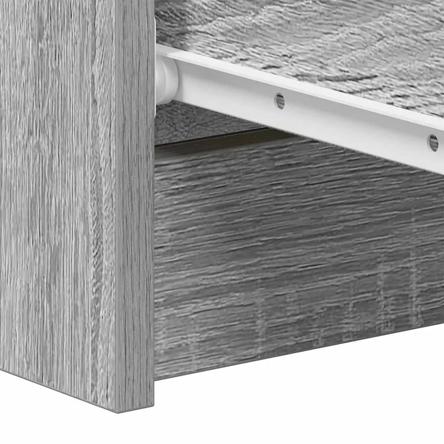 Buffet Sonoma gris 60x35x98,5 cm Bois d'ingénierie - 10