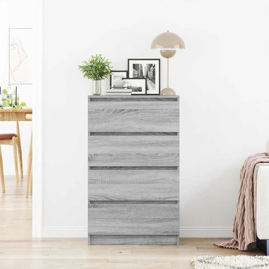 Buffet Sonoma gris 60x35x98,5 cm Bois d'ingénierie - 3