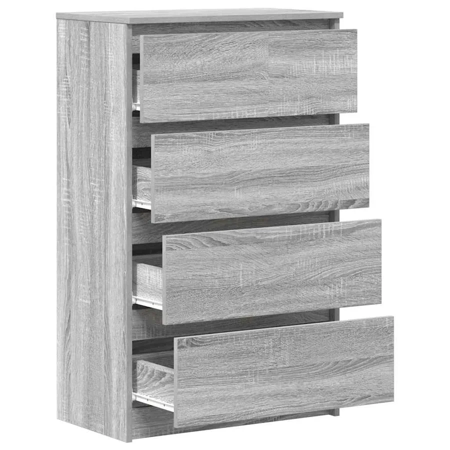 Buffet Sonoma gris 60x35x98,5 cm Bois d'ingénierie - 5