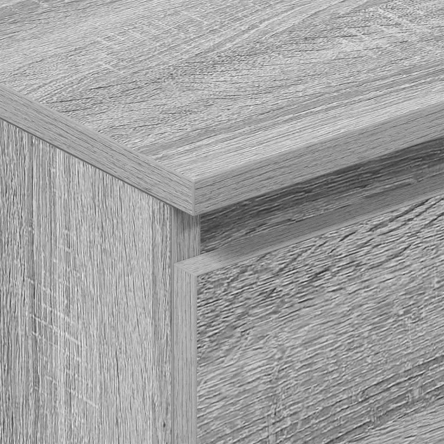 Buffet Sonoma gris 60x35x98,5 cm Bois d'ingénierie - 9