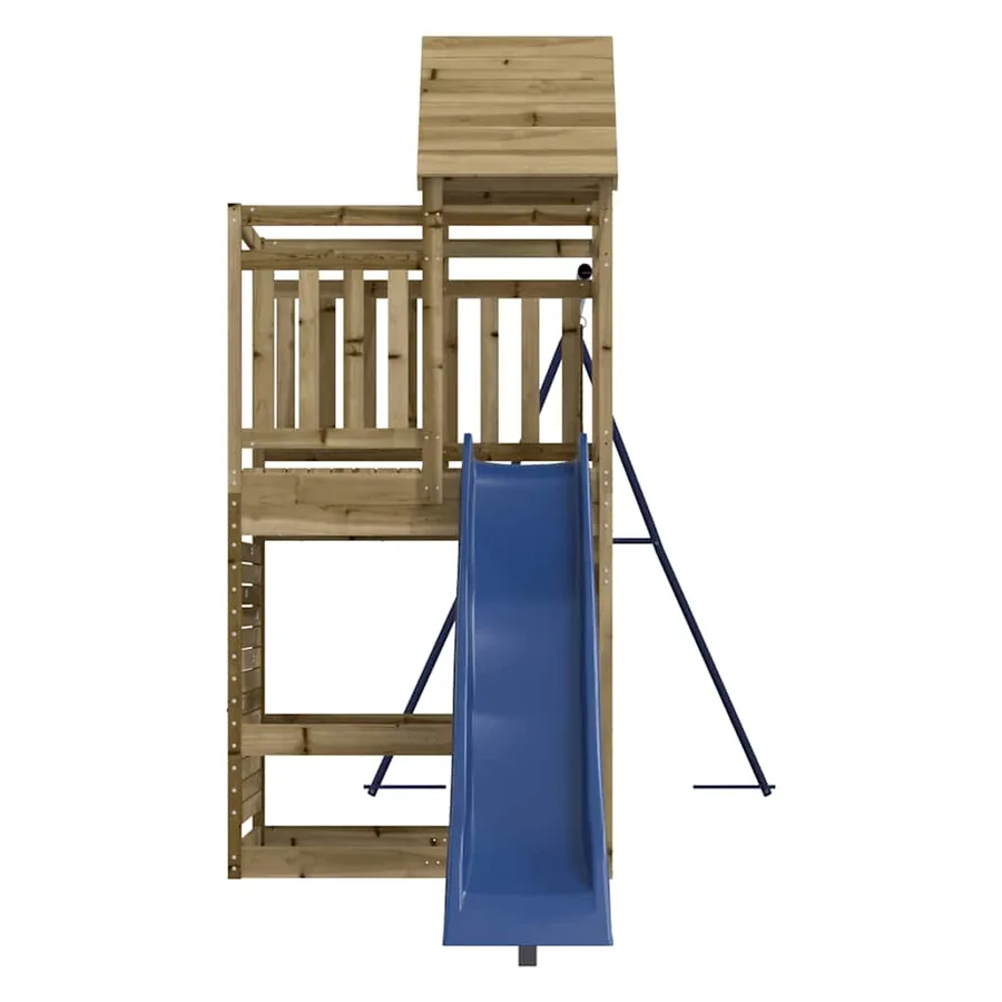 Aire de jeux d'extérieur bois de pin imprégné - 6
